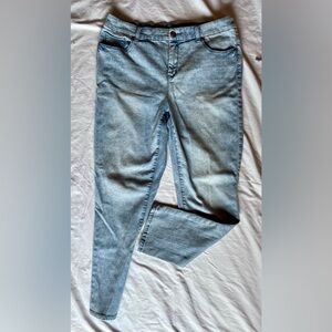 Chico’s size 1.5 flower print denim